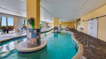Indoor pool, a heated pool