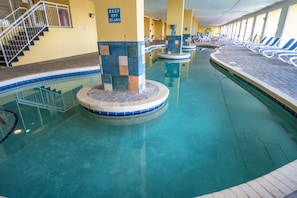 Indoor pool, a heated pool