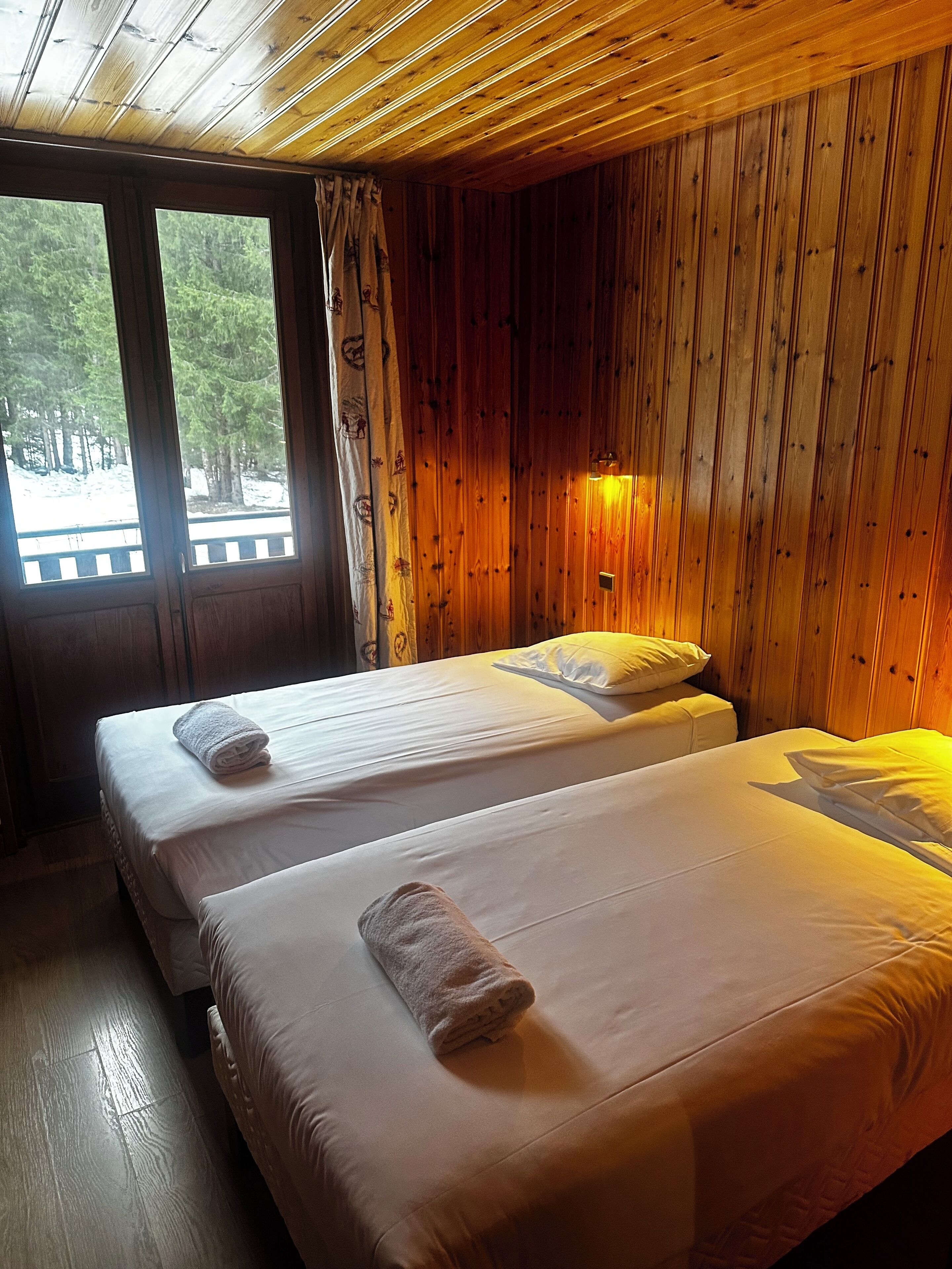 Udsigt fra overnatningsstedet