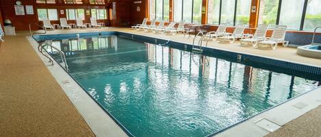 Indoor pool, outdoor pool