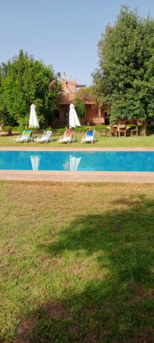 Picturesque house with private pool and breathtaking view of the Atlas Mountains