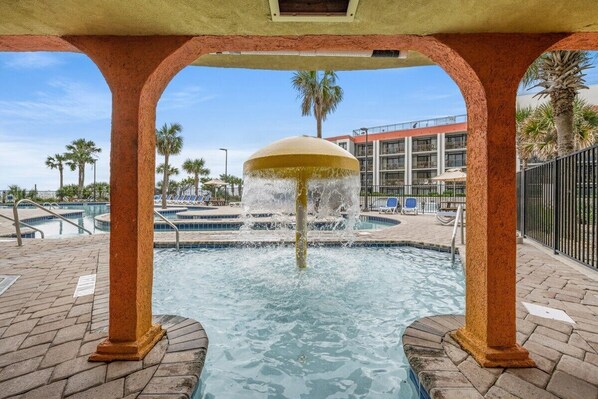 Indoor pool, outdoor pool