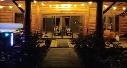 Cabin Oasis, Glacier in 20, Swimming, Mountain Views