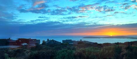 Vue depuis lâhĂ©bergement