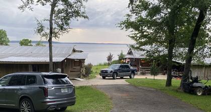 private lake front home with amazing views