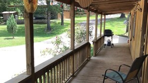 Terrace/patio - private lake front home with amazing views (nobel)