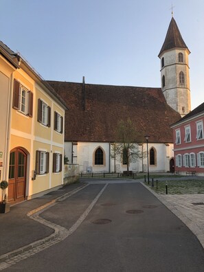 Estacionamiento en la propiedad 