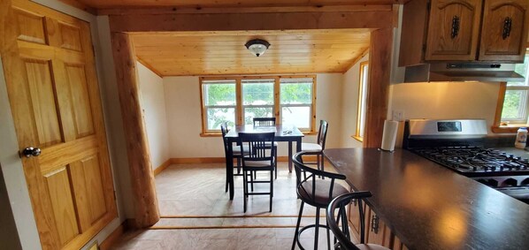 Microwave, coffee/tea maker, cookware/dishes/utensils