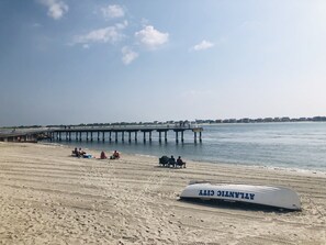 Beach nearby, sun-loungers