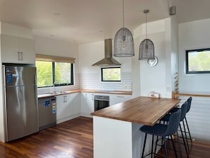 Fridge, microwave, oven, stovetop - Serenity, Relaxation, Magnificent water views and stunning Sunsets!... (Loch Sport)