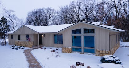 Can't beat homey ski retreat adjacent to Afton Alps and scenic Afton State Park.