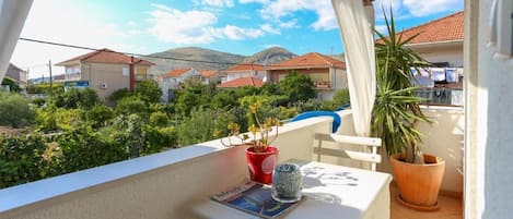 Chambre, 1 chambre, balcon, vue jardin | Balcon