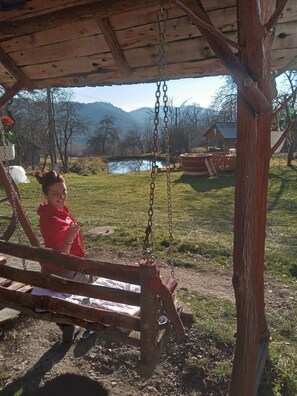 Room, 1 Bedroom, Smoking, Patio | Property grounds - Room in Guest Room - Retreat Rustical For 2 People (Rosia Montana)