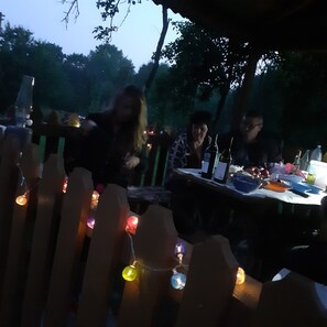 Room, 1 Bedroom, Smoking, Patio | Dining - Room in Guest Room - Retreat Rustical For 2 People (Rosia Montana)