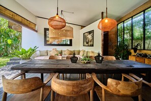 Villa, 3 Bedrooms, Smoking, Private Pool | Private kitchen | Microwave, coffee/tea maker, cookware/dishes/utensils - Tropical Designer Private Villa, 3br, Umalas (Kerobokan)