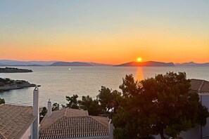 Beach/ocean view - Seafront architectural villa in exclusive Aghios Emilianos. Incredible views! (Porto Heli)