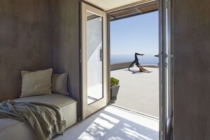 Luxury Villa | View from property - Santorini Sky - The Lodge (Santorini)