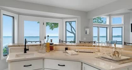 Lakeside Love: Beach & Hot Tub