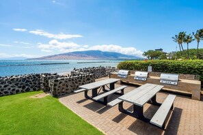 Outdoor dining - Menehune 127 Partial Ocean Views in Well Maintained Condo Home (Kihei)