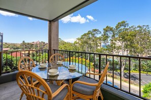 屋外ダイニングエリア