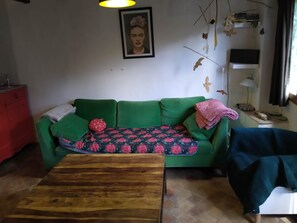 Living area - House in Haute-Provence Verdon nature park (Angles)