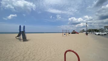 On the beach