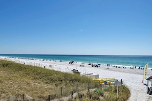 Vlak bij het strand