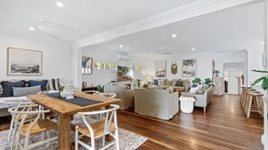 Dining - Mylara Beachfront Holiday Home- Beachfront Bliss at Holloways: Private Pool, Direct Beach Access & Tropical Luxury (Holloways Beach)