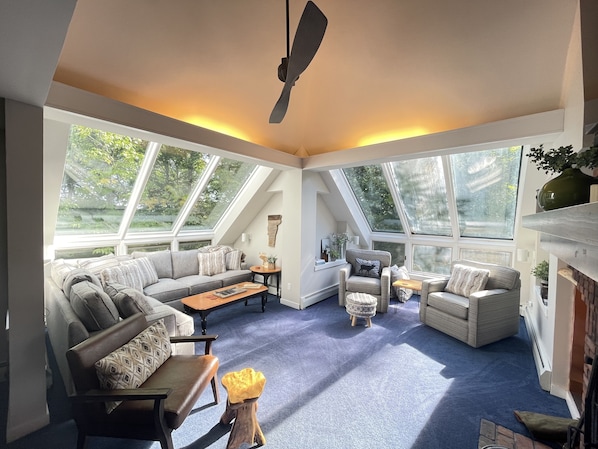 Smart TV, fireplace, offices