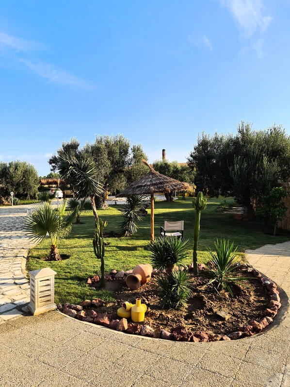 Overnatningsstedets område