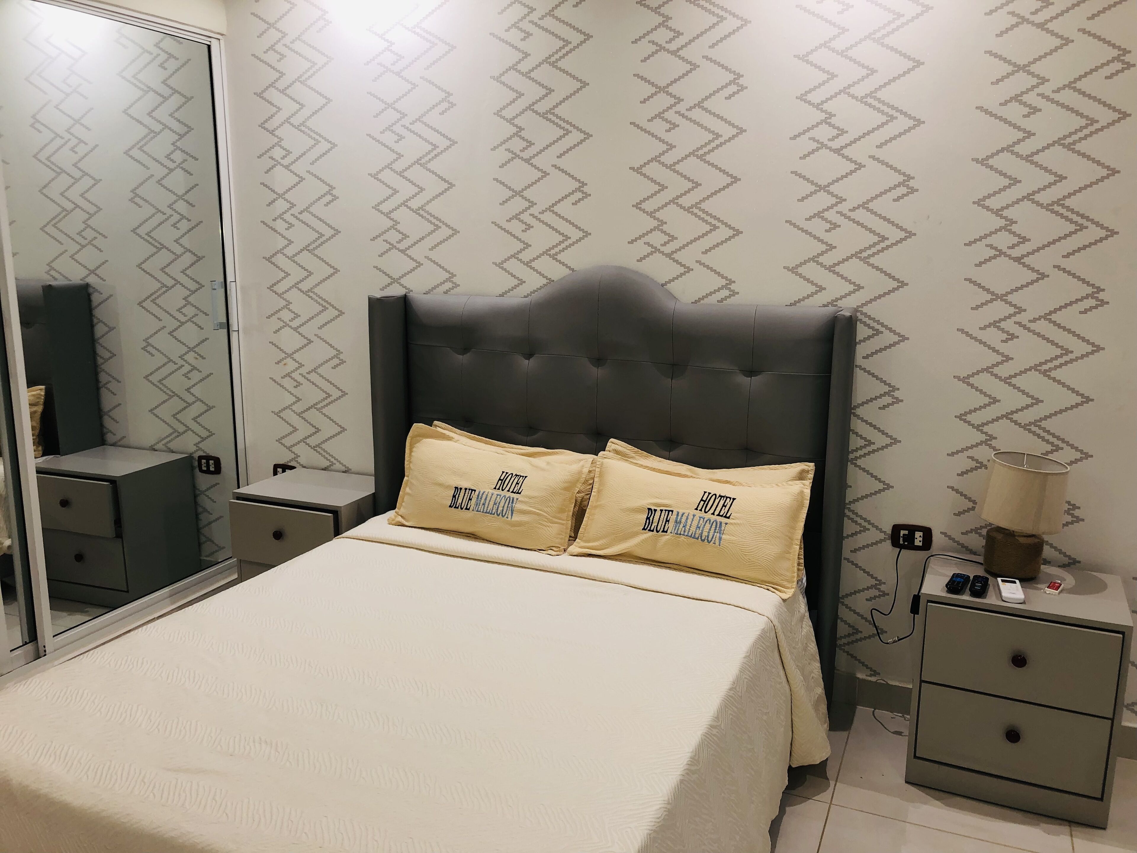 Hypo-allergenic bedding, memory foam beds, minibar, laptop workspace