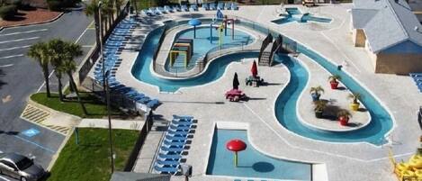 Indoor pool, outdoor pool