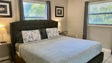 2 bedrooms, desk, iron/ironing board, free WiFi