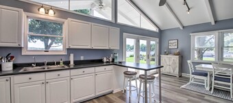Benton Harbor Lake House w/ Dock & Fire Pit!