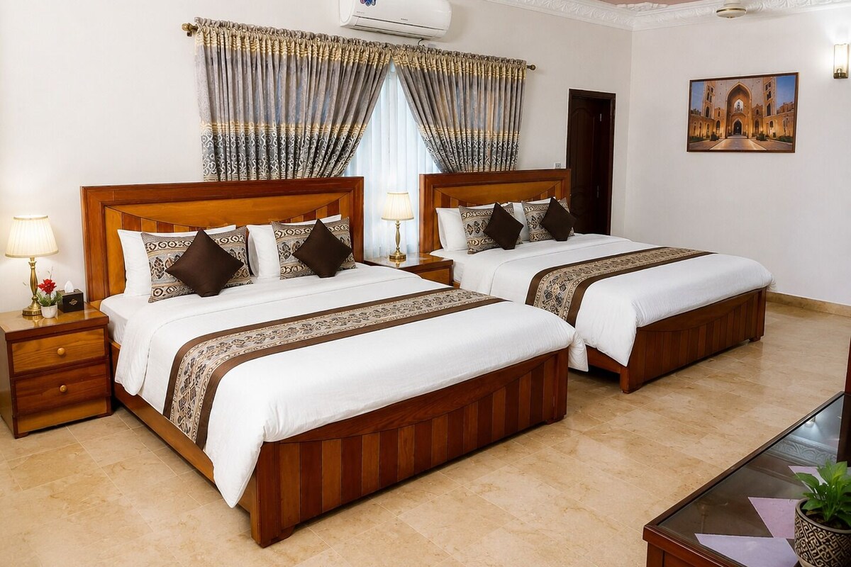 Free WiFi, bed sheets