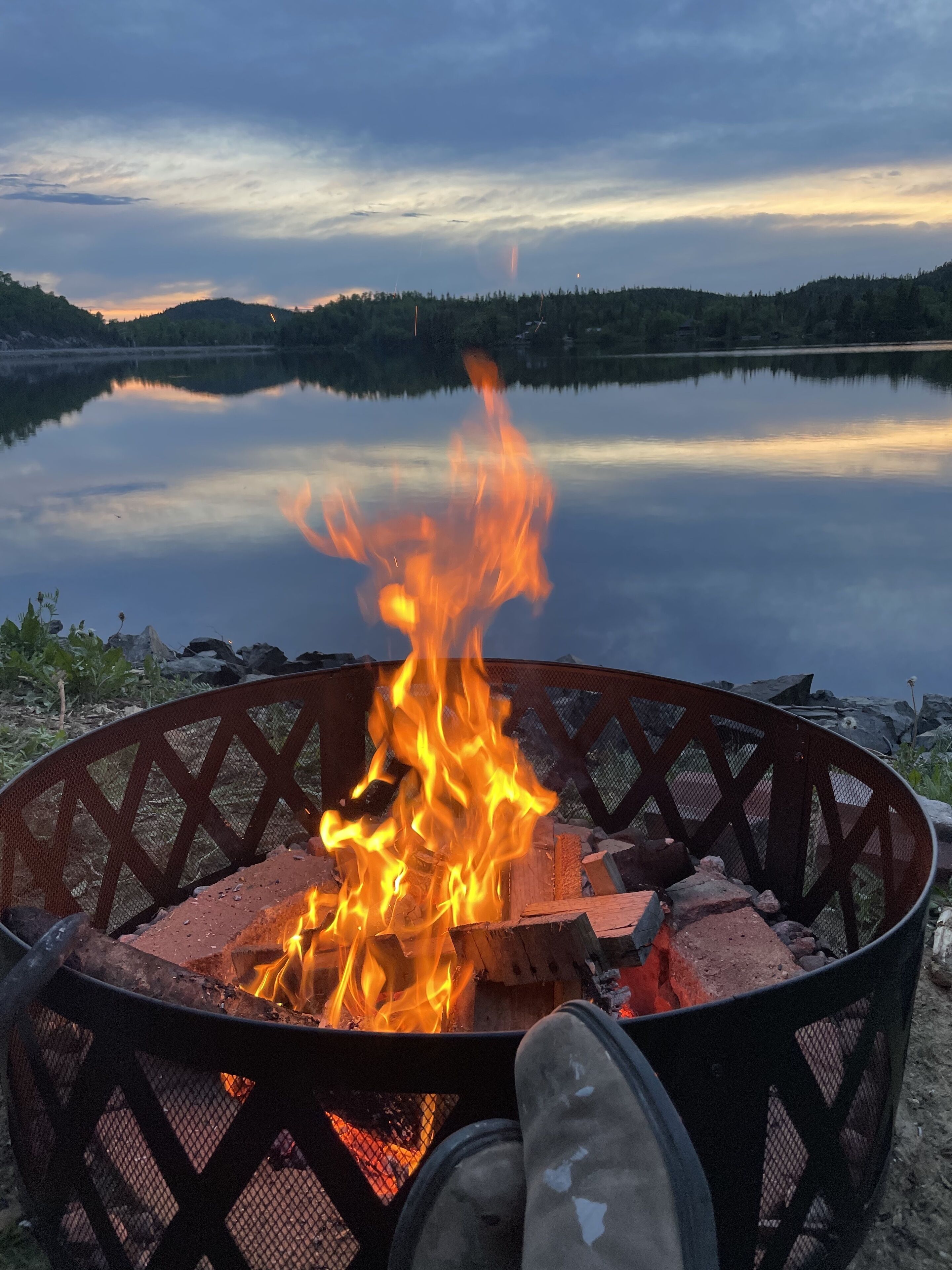 New fire pit, 2022