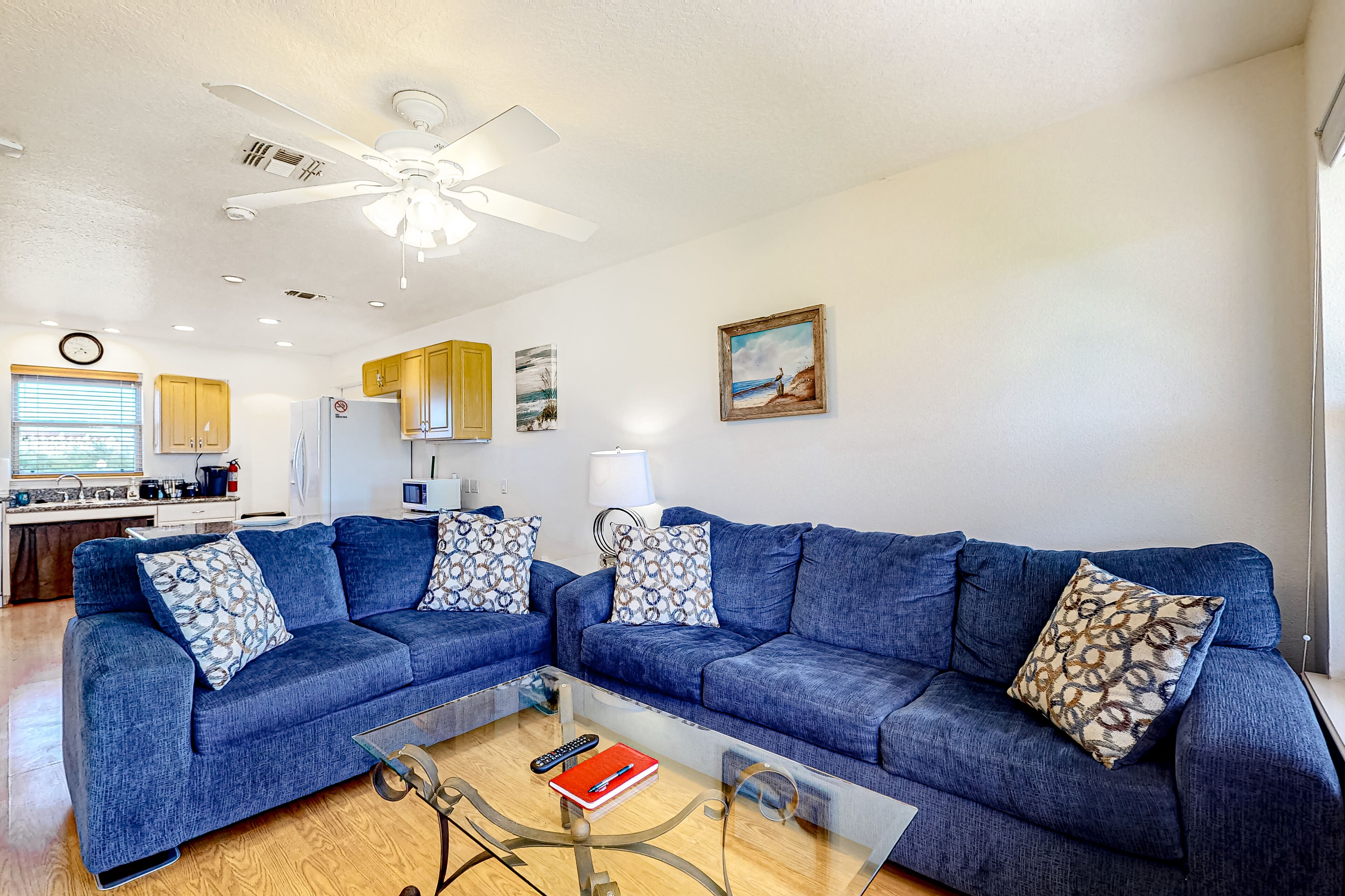 Condo with water view, high-speed WiFi, and central AC