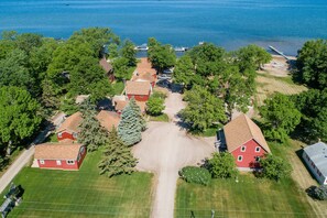 Exterior - Resort Living on 175ft of Sandy Beach on Ottertail Lake, MN.- Cabin #4 (Battle Lake)