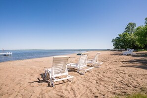 Beach nearby - Resort Living on 175ft of Sandy Beach on Ottertail Lake, MN.- Cabin #4 (Battle Lake)