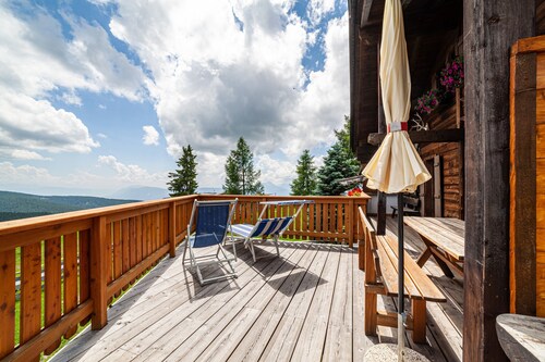 Holiday Home 'Byveronika' on Meran 2000 with Mountain View, Private Terrace, and Wi-Fi