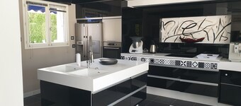 Villa with private pool, sauna and Jacuzzi.