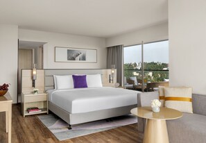 Minibar, Zimmersafe, Schreibtisch, laptopgeeigneter Arbeitsplatz