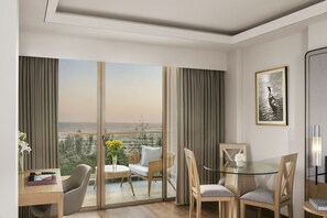 Suite | Living area | 49-inch LCD TV with satellite channels, TV - Vivanta Goa, Miramar (Panaji)