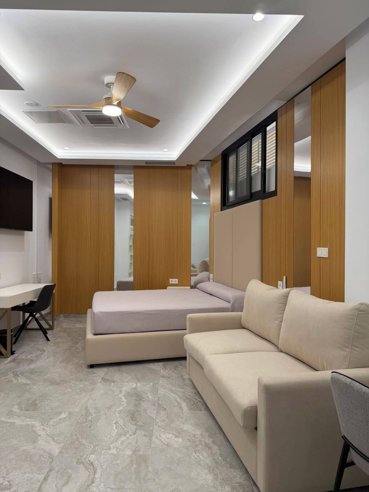 Family Quadruple Room, 1 King Bed with Sofa bed, Ground Floor | Egyptian cotton sheets, premium bedding, down comforters