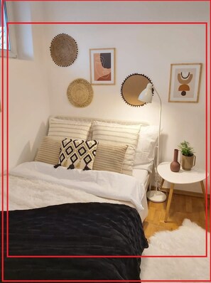 2 Schlafzimmer, Bügeleisen/Bügelbrett, kostenloses WLAN, Bettwäsche