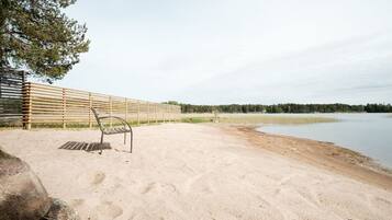 Vlak bij het strand