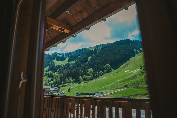 Vue sur les montagnes