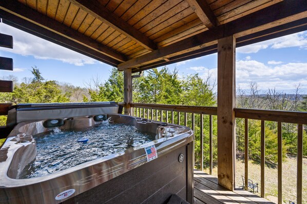 Bain à remous extérieur
