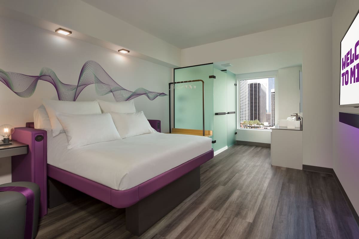 1 bedroom, hypo-allergenic bedding, in-room safe, soundproofing