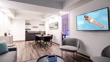 1 Schlafzimmer, Allergikerbettwaren, Zimmersafe, schallisolierte Zimmer